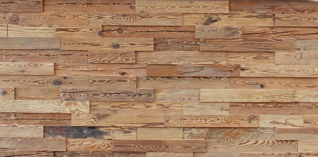 Old pine wall cladding 3D