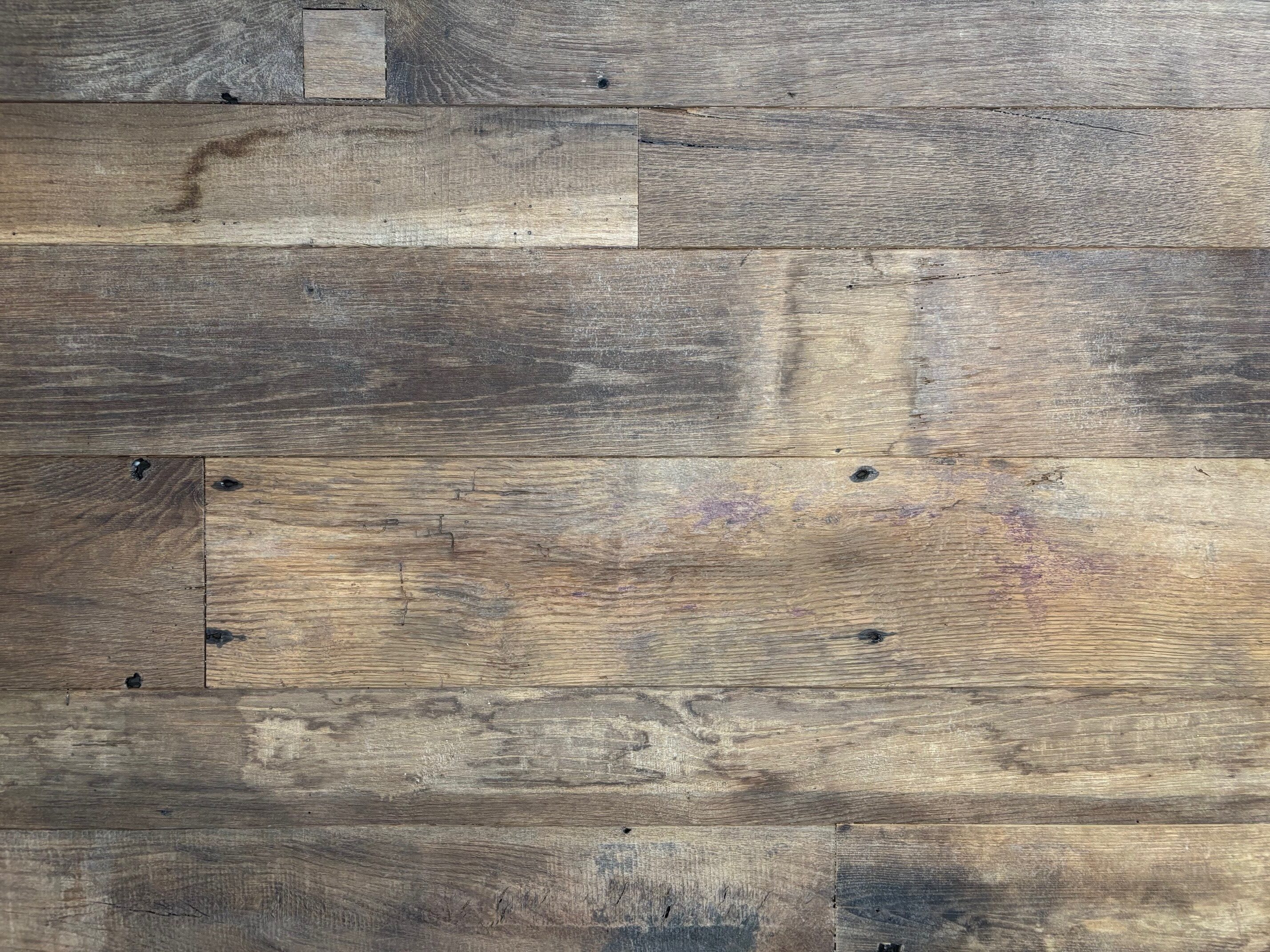 Reclaimed timber floorboards