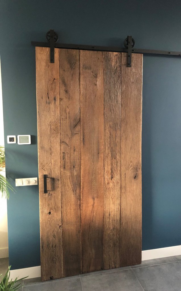 Reclaimed oak door