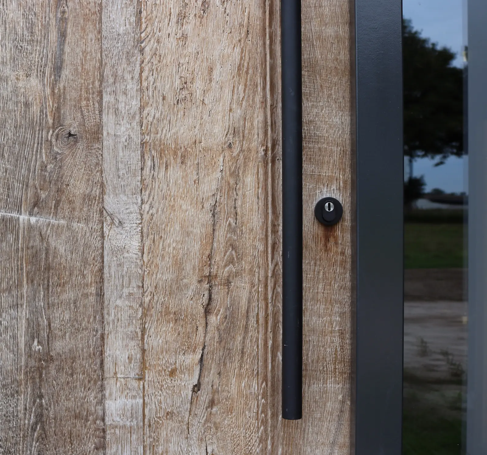 solid oak external door