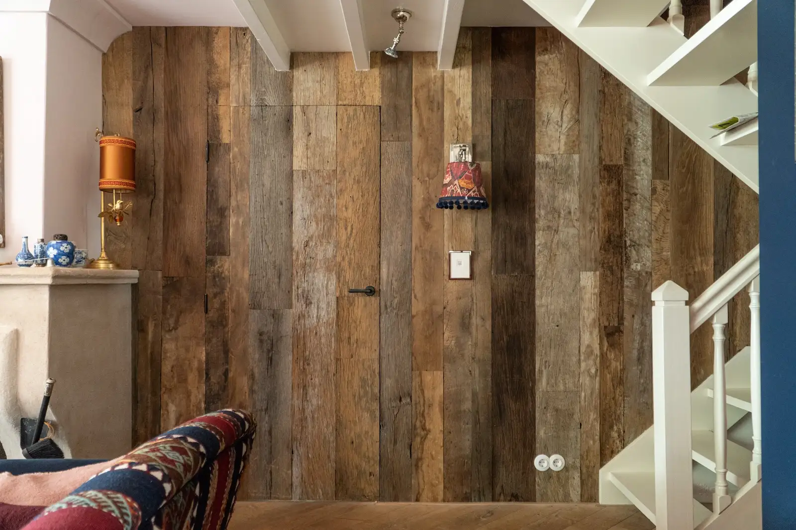 Reclaimed paneling