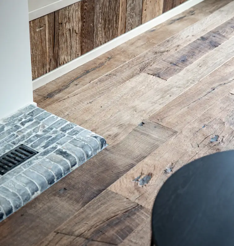 Barnwood flooring