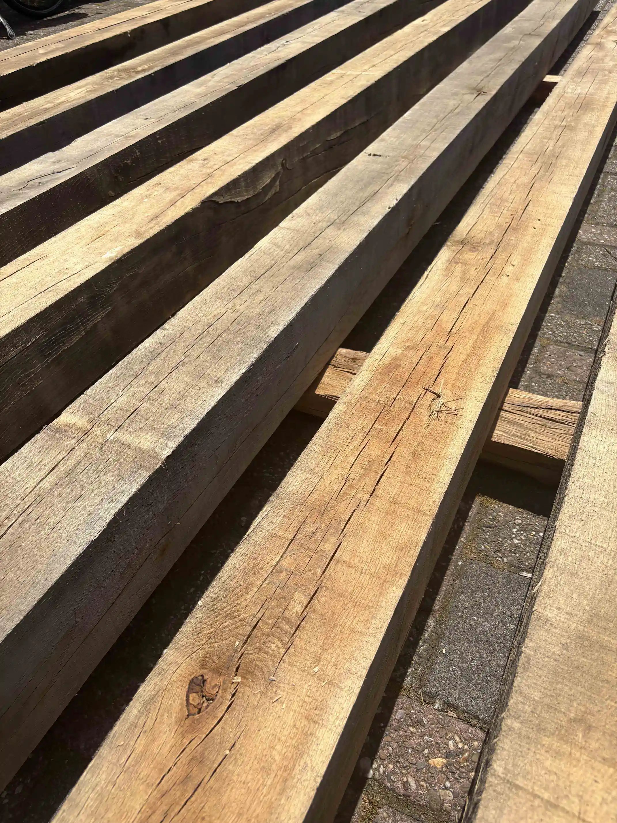 Rustic barnwood timber planks