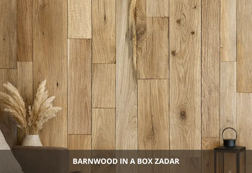 reclaimed wood panels for wall used as a natural accent wall