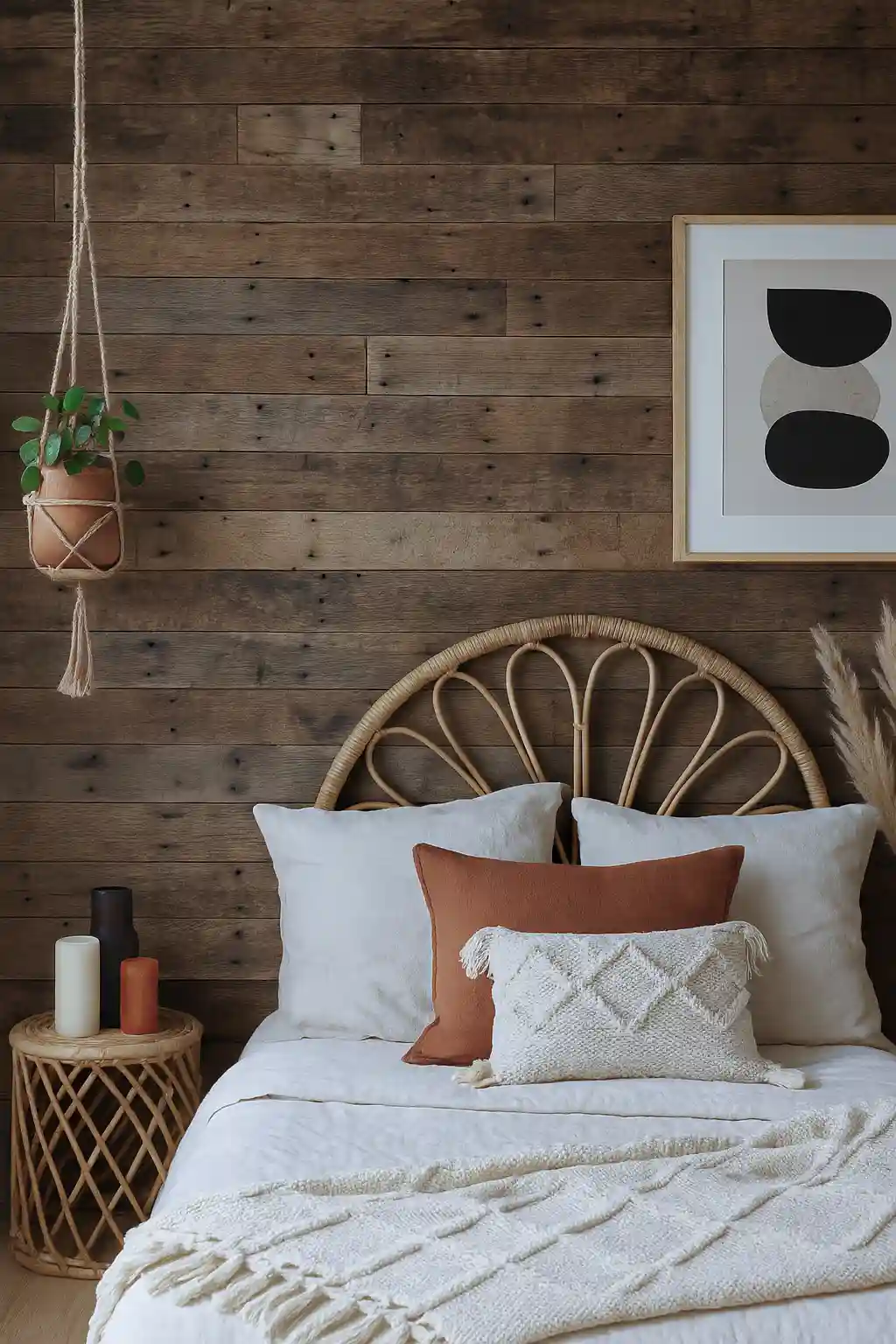 Reclaimed wood wall cladding with natural patina and visible grain