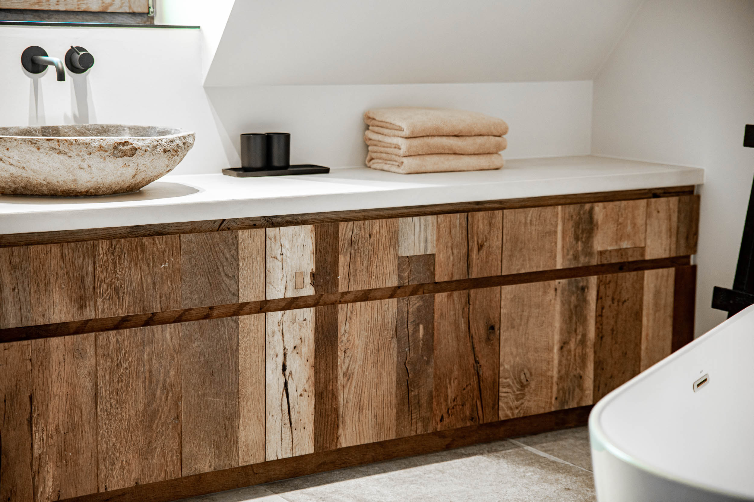 Reclaimed wood plywood - Historisch Hout