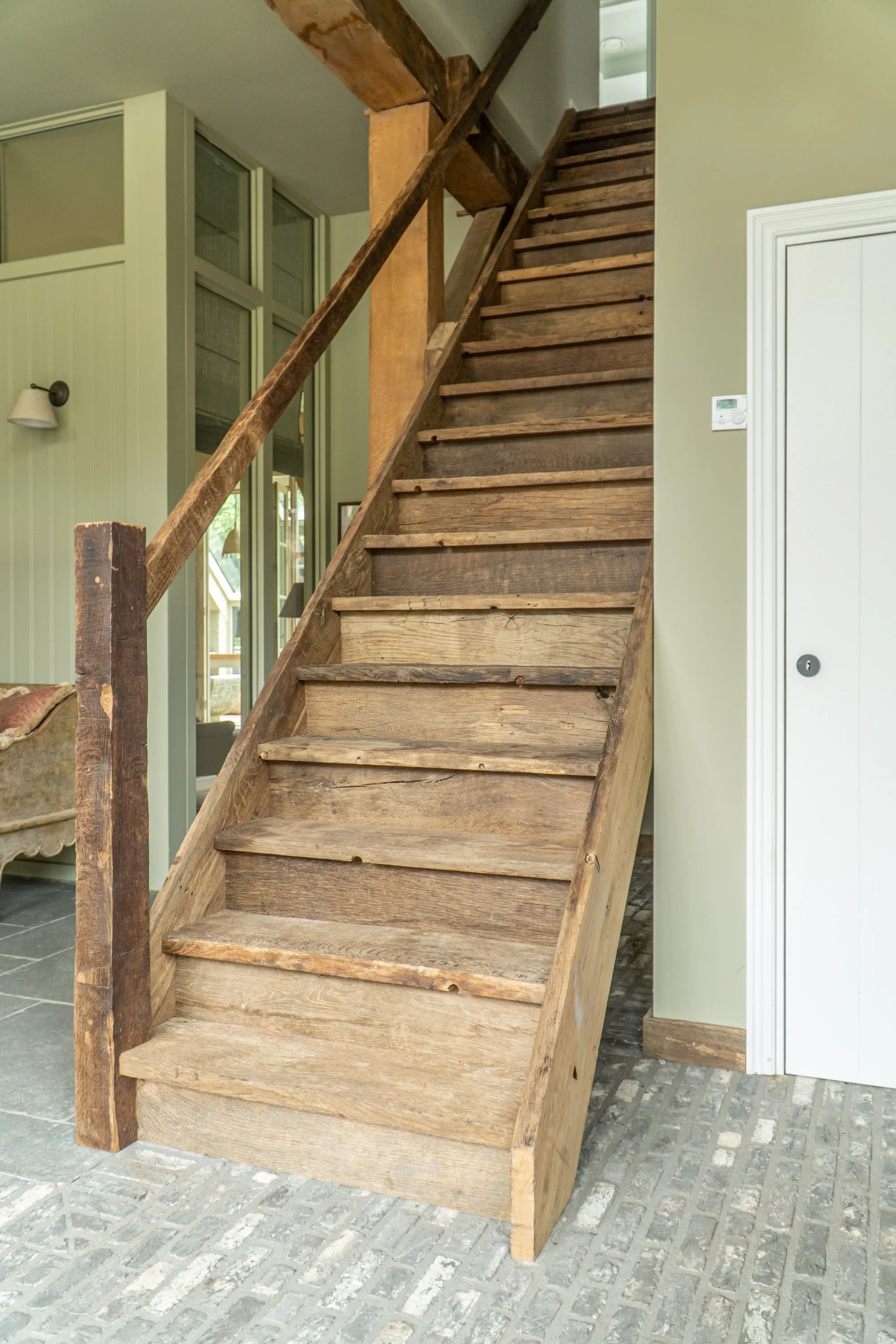 Custom Built Reclaimed Oak Staircases with Natural Character