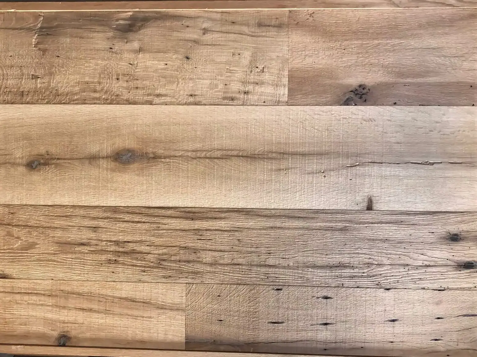 High quality oak floorboards crafted from natural timber with timeless elegant appearance