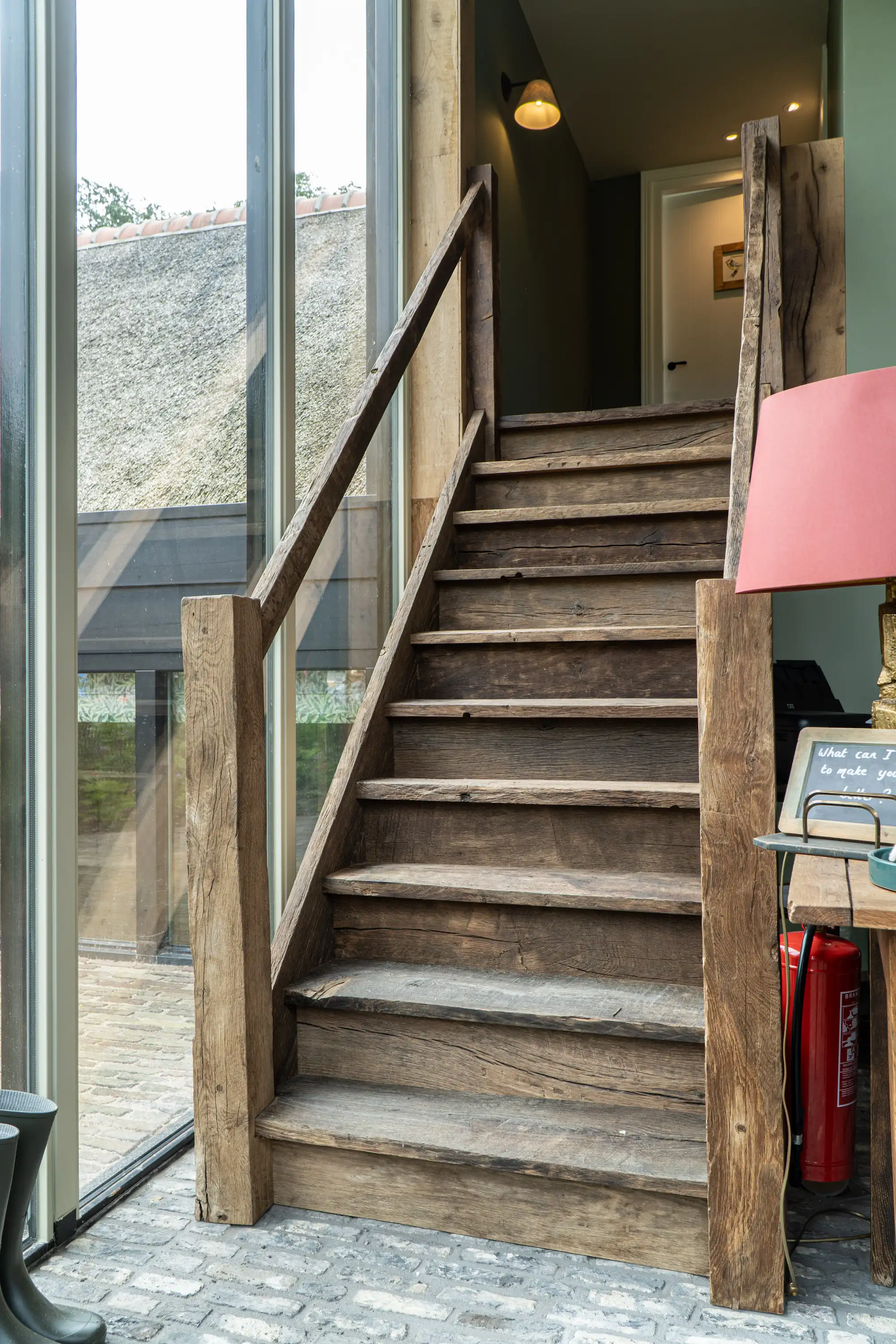 Eiche Treppe mit markanter Maserung