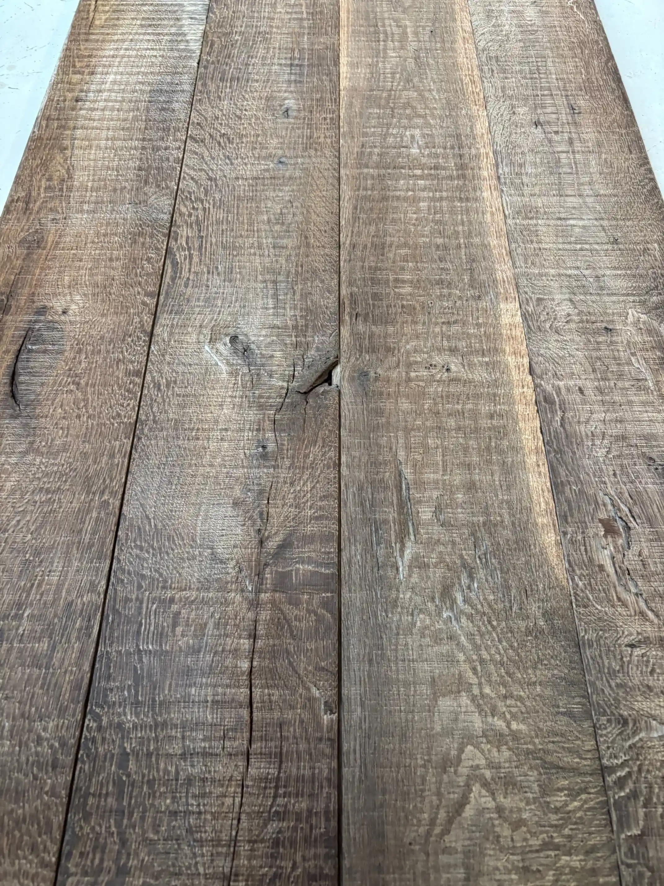 Old oak boards with visible texture and natural imperfections